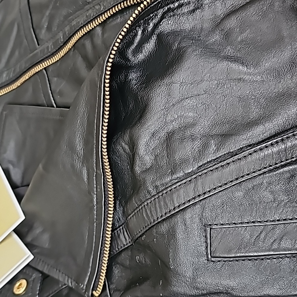 Michael Kors Leather Jacket - Picture 3 of 15